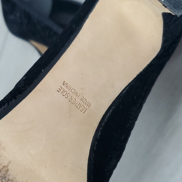 J.Renee Womens Velvet Dress Shoes Y2K sz 8.5W - Picture 11 of 13